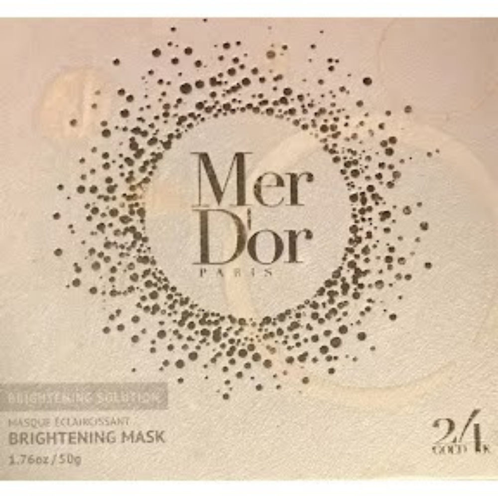 Mer D'Or 24k Gold Authentic Brightening Solutions Face Mask (used- 1/2 a Jar)